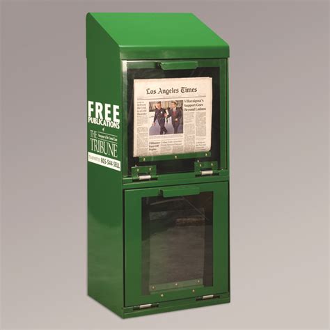 metal tabloid distribution boxes|Outdoor And Indoor Magazine Racks .